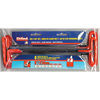 Cushion Grip Inch T-Key Sets (Measuring System : Inch, Tip Size : 3/32 in, 7/64 in, 1/8 in, 9/64 in, 5/32 in, 3/16 in, 7/32 in, 1/4 in, Tip Type : Hex)