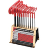 Cushion Grip Metric T-Key Sets (Measuring System : Metric, Tip Size : 2.500 mm, 3 mm, 4 mm, 5 mm, 6 mm, 8 mm, 10 mm, Tip Type : Hex)