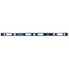 Magnetic Aluminum Levels (Length : 48 in, No. of Vials : 3, Vial Positions : 1 45�, 1 Level, 1 Plumb)