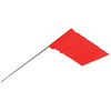 Stake Flags (Color : Orange, Length : 21 in, Flag Size Width @ Height : 4 in @ 5 in)