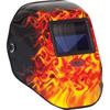 FMX Tigerhood� Futura� Welding Helmets (Lens Coating/Shade : 9 - 13, Color : Flame Graphics, Material : Thermoplastic shell)