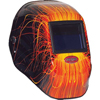 FMX Tigerhood� Futura� Welding Helmets (Lens Coating/Shade : 9 - 13, Color : Wire Burner Graphics, Material : Thermoplastic shell)