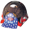 FMX Hard Caps (Color : Spirit of America, Suspension : 8 Point Ratchet, Material : Thermoplastic)