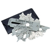 Weld Fillet Gages (Size : 1/8 in [Min], 1 in [Max], Material : Stainless Steel, Wt. : 0.20 lb)
