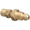 Brass Cylinder Adaptors (From Cylinder Service : CGA-510 POL Acetylene, To Regulator Service : CGA-300 Commercial Acetylene, Material : Brass)