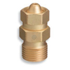 Brass Cylinder Adaptors (From Cylinder Service : CGA-200 MC Acetylene, To Regulator Service : CGA-300 Commercial Acetylene, Material : Brass)