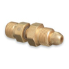 Brass Cylinder Adaptors (From Cylinder Service : CGA-580 Nitrogen, To Regulator Service : CGA-540 Oxygen, Material : Brass)
