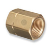 Brass Cylinder Adaptors (From Cylinder Service : CGA-300 Commercial Acetylene, To Regulator Service : CGA-510 POL Acetylene, Material : Brass)