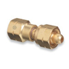 Brass Cylinder Adaptors (From Cylinder Service : CGA-555 Propane (LqW), To Regulator Service : CGA-510 POL Acetylene, Material : Brass)