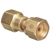 Brass Cylinder Adaptors (From Cylinder Service : CGA-320 Carbon Dioxide, To Regulator Service : CGA-540 Oxygen, Material : Brass)