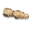 Brass Cylinder Adaptors (From Cylinder Service : CGA-580 Nitrogen, To Regulator Service : CGA-590 Industrial Air, Material : Brass)