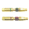 Safemate Quick Connect Sets with Built-In Flash Arrestors (Gas Type : Oxygen/Fuel Gas, Type : Quick Connect, Length : 2 1/2 in)