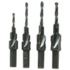Adjustable Countersink Step Drill Bit Sets (Applicable Materials : Wood, Coating : Black Oxide, Cutting Direction : Right)