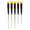 5-Piece Precision Screwdriver Sets (Tip Size Symbol : #0, #00, #1, Tip Width : 3/32 in, 1/8 in, Tip Type : Phillips, Slotted)