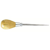 Hardwood Handle Scratch Awls (Overall Length : 6 1/2 in, Shank Length : 3 1/2 in, Shank Material : Alloy Steel)