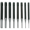 8 Piece Drive Pin Punch Sets (Tip Size : 1/16 in, 3/32 in, 1/8 in, 5/32 in, 3/16 in, 7/32 in, 1/4 in, 5/16 in, Includes : Plastic Case, Tip Type : Round)