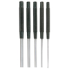 5 Piece Extra-Long Drive Pin Punch Sets (Tip Size : 1/8 in, 3/16 in, 1/4 in, 5/16 in, 3/8 in, Handle Length : 4 1/2 in, Overall Length : 8 in)