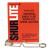 Spark Lighters (Brand Name : Shurlite, Type : Universal Round Lighter, Quantity : 100 per carton)