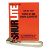 Spark Lighters (Brand Name : Shurlite, Type : Tri-Flint Lighter, Quantity : 10 per box)