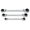 3 Pc. QuadBox� Double Box Ratcheting Wrench Sets (No. of Points : 12, Opening Type : Box, Length Group : Long)