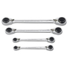4 Pc. QuadBox� Double Box Ratcheting Wrench Sets (No. of Points : 12, Opening Type : Box, Length Group : Long)