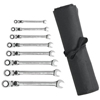 8 Piece XL Locking Flex Combination Ratcheting Wrench Sets (No. of Points : 12, Opening Size : 5/16 in, 3/8 in, 7/16 in, 1/2 in, 9/16 in, 5/8 in, 11/16 in, 3/4 in, Opening Type : Open/Box)