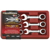 7 Piece Stubby Combination Ratcheting Wrench Sets (No. of Points : 12, Opening Size : 3/8 in, 7/16 in, 1/2 in, 9/16 in, 5/8 in, 11/16 in, 3/4 in, Opening Type : Open/Box)