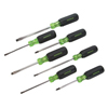 7 Piece Screwdriver Sets (Includes : (1) 3/16 x 4 in. Cabinet, (1) 3/16 x 6 in. Cabinet, (1) 1/4 x 4 in. Cabinet, (1) 1/4 x 4 in. Keystone, (1) 5/16 x 6 in. Keystone, (1) #1 x 3 in. Phillips, (1) #2 x 4 in. Phillips)