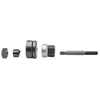 D Knockout Punch Assemblies (Cutting Cap. : 14 gauge (mild steel) [Max], Cutting Length : 5/8 in, Cutting Width : 0.594 in)