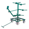 Wire Dispensers (Wheel Type : 2 Fixed, 2 Swivels Locks, Capacities : 10 Spools up to 18 in, Spool Length Up To Diam : 2500 ft @ 18 in)