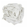 Reclaimed Fleece Rags (Color: White, Quantity : 25 lbs. of Rags per Case)
