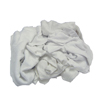Reclaimed Fleece Rags (Color: White, Quantity : 50 lbs. of Rags per Case)