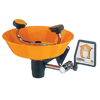 Wall Mounted Eye/Face Washes (Bowl Diam : 11 1/2 in, Bowl Material : ABS Plastic, Inlet Size : 1/2 in NPT(F))