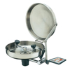 Wall Mounted Eye Washes (Bowl Diam : 11 1/2 in, Bowl Material : Stainless Steel; w/Cover, Inlet Size : 1/2 in NPT(F))