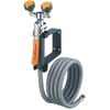 Wall Mounted Eye Wash/Drench Hose Units (Inlet Size : 3/8 in NPT(M), Hose Length : 8.0 ft, Hose Material : PVC)