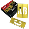 45 Piece Letter & Number Sets (Character Size : 2 in, Depicted Text : A thru Z, Depicted No. : 0 [Min], 9 [Max])