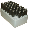 Heavy Duty Steel Hand Stamp Sets (Character Size : 1/8 in, Shank Width : 5/16 in, Shank Length : 2 1/2 in)
