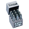 Heavy Duty Steel Hand Stamp Sets (Character Size : 1/8 in, Shank Width : 5/16 in, Shank Length : 2 1/2 in)