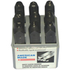 Low Stress Full Character Steel Hand Stamp Sets (Character Size : 1/8 in, Shank Width : 3/8 in, Shank Length : 2 3/4 in)