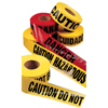 Barricade Tapes (Quantity : 12 Rolls per Box, Depicted Text : Caution Safety Hazard Keep Away, Color : Yellow)