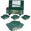 Industrial Rollers (Capacity Wt. : 30 tons, Includes : (4) 7.5 Ton SLD Rollers, (4) Preload Pads, (2) Steering Handles, Steel Storage Case, Wt. : 208 lb)