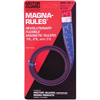 Magna-Rules (Length : 1 ft, 2 ft, 3 ft, Measuring System : Inch/Metric, Includes : 1ea of all 3 Lengths)