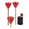 Safety Drum Funnels (Diameter : 4 1/2 in, Height : 4 1/2 in, Includes : 1 in. Flame Arrester)