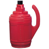 Dispensing Bottles and Bottle Jacket (Capacity Vol. : 1 gal, Opening Type : Closed - Single Spout, Color : Red, Translucent)
