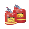 Nonmetallic Type l Safety Cans for Flammables (Capacity Vol. : 2 1/2 gal, Diameter : 10 3/4 in, Height : 14 1/4 in)