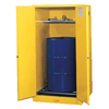 Justrite Yellow Vertical Drum Safety Cabinets JUS 400-896220