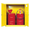 Yellow Vertical Drum Safety Cabinets