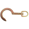 Block & Tackle Anchor Hooks (Working Load Limit : 750 lb, Eye Inner Diam : 1 in, Hook Opening : 3 1/4 in)