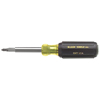 10-in-1 Screwdriver/Nut Driver (Overall Length : 7 3/8 in, Handle Type : Cushion Grip, Includes : 5/16 1/4 in. Nut Drivers, #1 2 Philliips Bits, 1/4 3/16 in. Slotted Bits, #10 15 TORX Bits, #1 2 Square-Recess Bits)