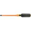 Insulated Heavy-Duty Keystone-Tip Screwdrivers (Tip Width : 3/8 in, Tip Type : Slotted, Shank Length : 6 in)